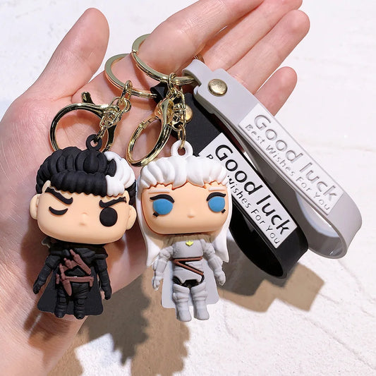 Amine Berserk Keychain Guts Berserk Figure Griffith Action Figure Model Cartoon Bag Doll Pendant Toys Gift-EXPROTAS