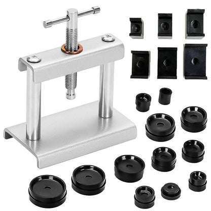 Watch Back Case Press Tool Professional Repair Closer with Dies for Watchmaker