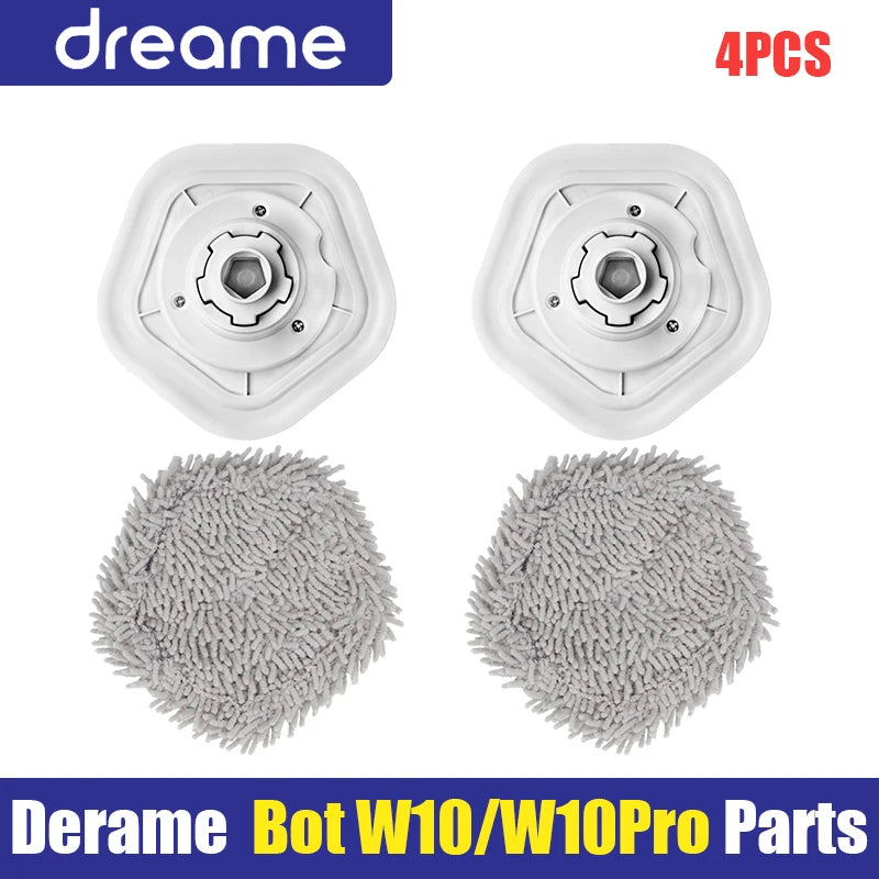 Main Side Brush Filter Mop Cloth for Dreame W10 Robot Vacuum Parts