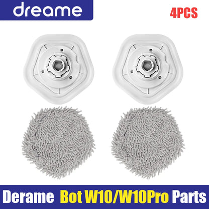 Main Side Brush Filter Mop Cloth for Dreame W10 Robot Vacuum Parts