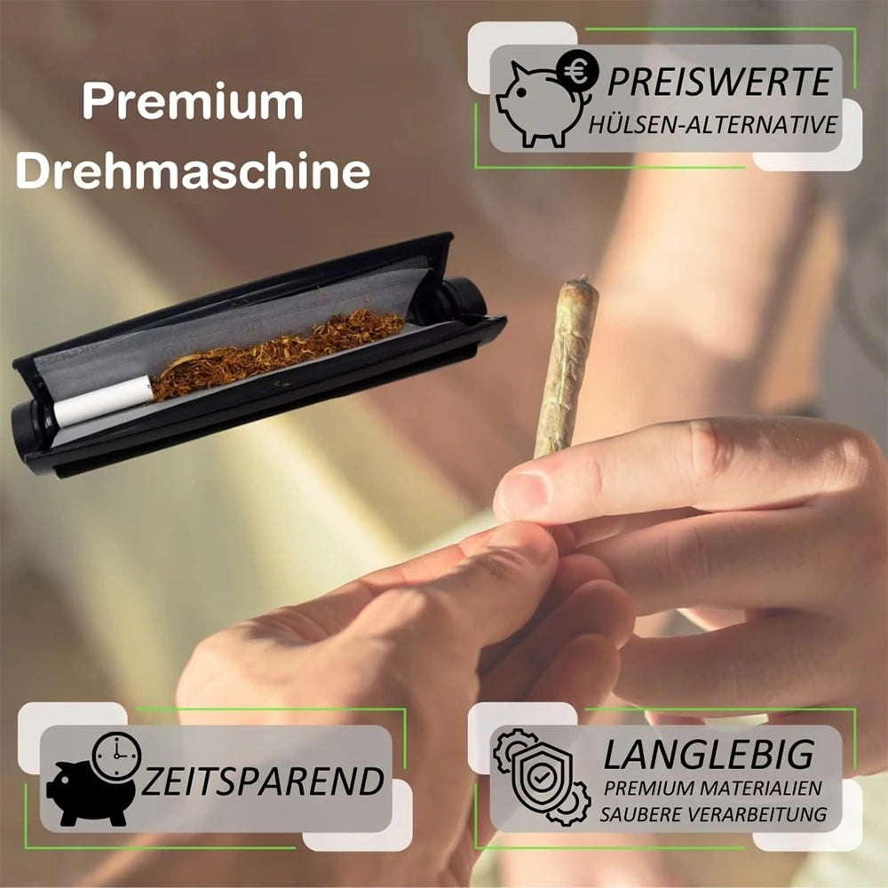 Manual Cigarette Rolling Machine 78/110mm Tobacco Roller for DIY Making