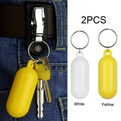 2pcs Key Ring Chain Floating Buoyant Boat Marine Keyring Accessory