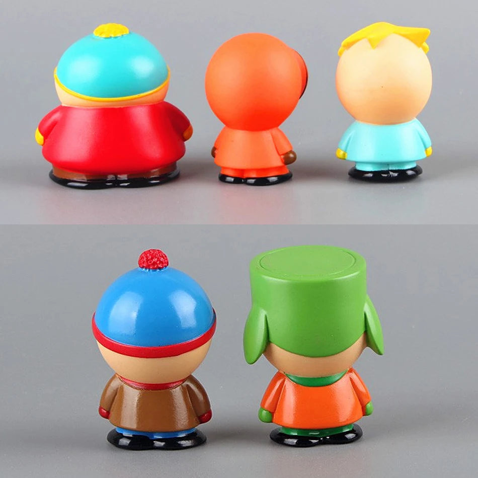 5PCS Southern Park Action Figures Toy Stan Eric Creative Dolls for Kids