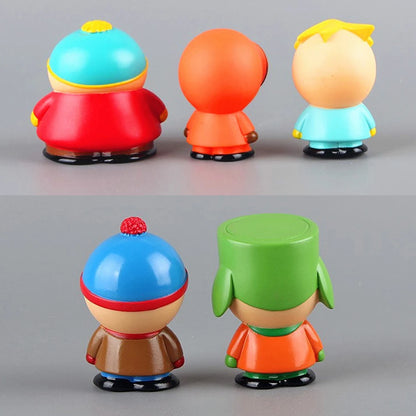5PCS Southern Park Action Figures Toy Stan Eric Creative Dolls for Kids