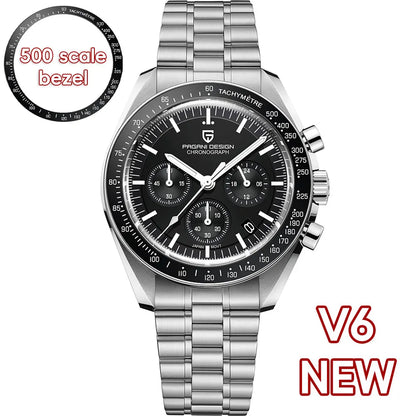 PAGANI DESIGN 2024 New Men's Watches Top Luxury Quartz Watch For Men Auto Date Speed Chronograph AR Sapphire Mirror Wrist watch-EXPROTAS