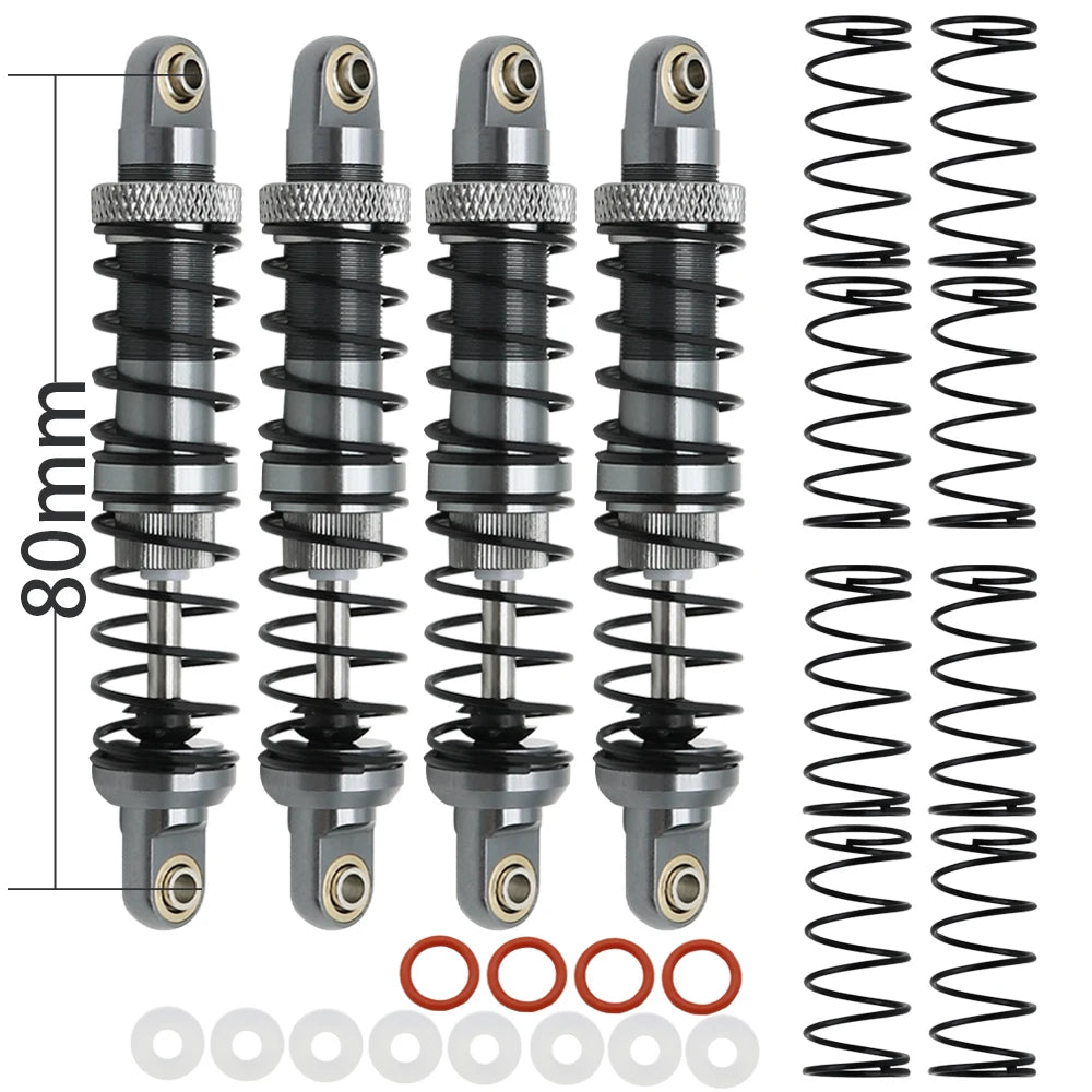 1/10 RC Crawler Metal Oil-Filled Shock Absorbers - EXPROTAS