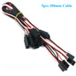 5PCS RC Servo Extension Lead Cable 500mm Futaba JR Male Female Wire