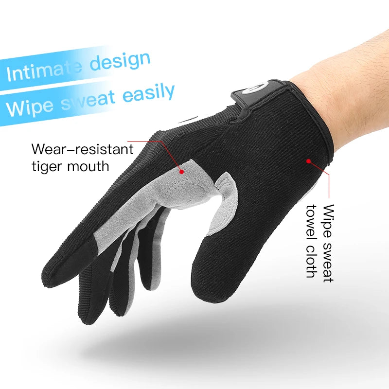 Full Finger MTB Bike Cycling Gloves for Men Women Sports Fitness