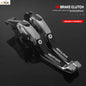5D CNC Aluminum Foldable Motorcycle Brakes Levers Set for Himalayan 450 2023