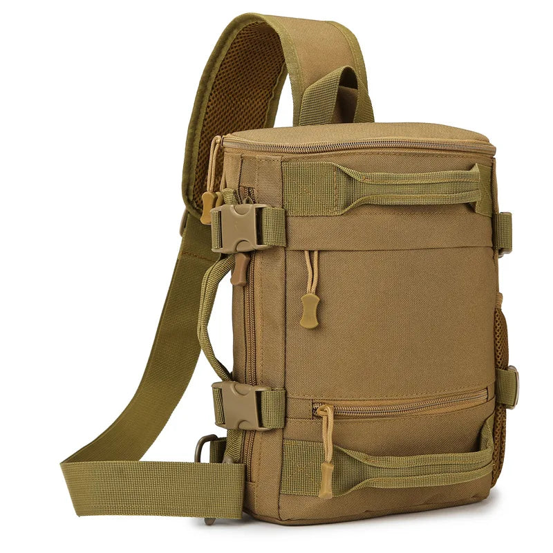Tactical Chest Bag Outdoor Camping Hiking Sling Backpack Molle Pack