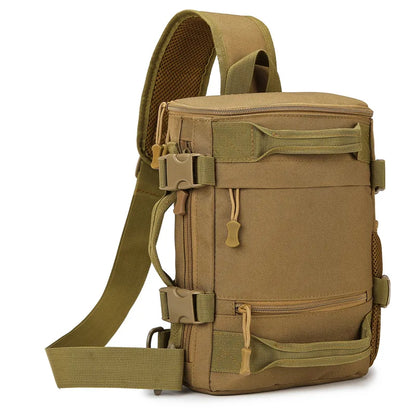 Tactical Chest Bag Outdoor Camping Hiking Sling Backpack Molle Pack