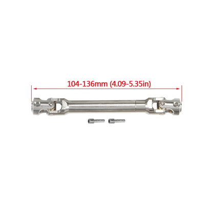 Stainless Steel 5mm Universal Joint Drive Shaft 1/10 RC Crawler SCX10 TRX4