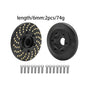 Brass Wheel Hex Hub Adapter for 1.9/2.2 Beadlock RC Crawler Axial SCX10 TRX4 TRX6 - EXPROTAS