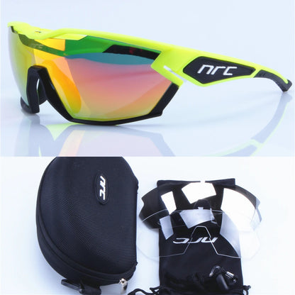 NRC X2 Pride 3 Lens Cycling Glasses MTB Road Bike Sports Sunglasses Men Women