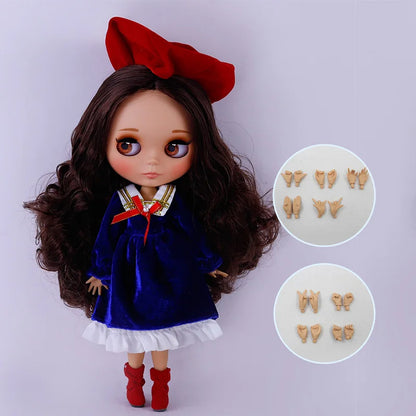 ICY DBS Blythe Doll Tan Skin Matte Face 1/6 BJD Joint Body Neo BL2240
