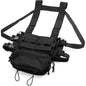 MOLLE Chest Rig Dangler Pouch Camo Vest Tactical Hunting Airsoft Training Bag
