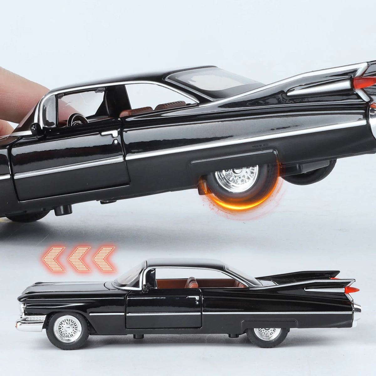1:32 Classic Retro Car Cadillac Eldorado Biarritz Diecast Alloy Model