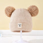 Knit Beanie Hat for Kids Warm Pom Winter Knitted Cap Boys Girls