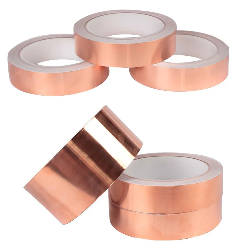 Copper Foil Tape Adhesive Conductive EMI Shielding Repair for DIY Guitar