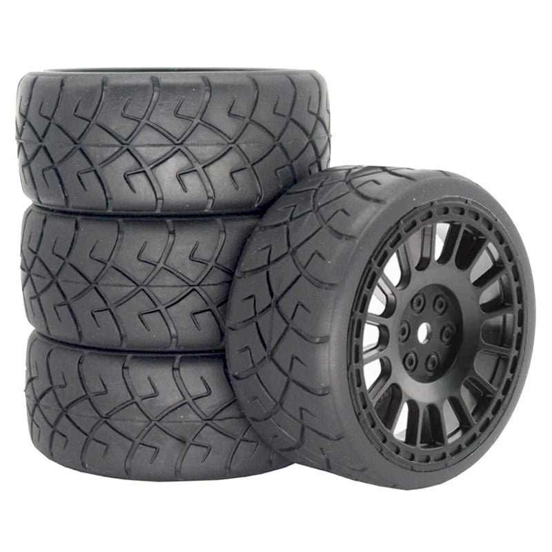 12mm Hex RC Wheels for 1/10 Rally Racing Car HSP HPI Tamiya Traxxas