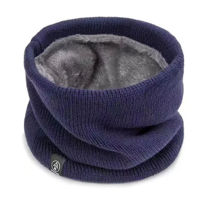 Winter Windproof Neck Gaiter Warm Thickened Plush Tube Scarf for Skiing