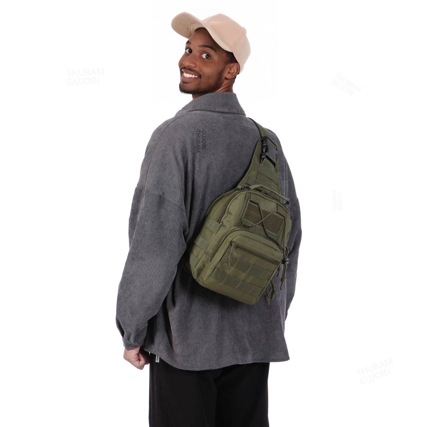 Outdoor Tactical Bag for Everyday Carry Sling Backpack Sport Pack