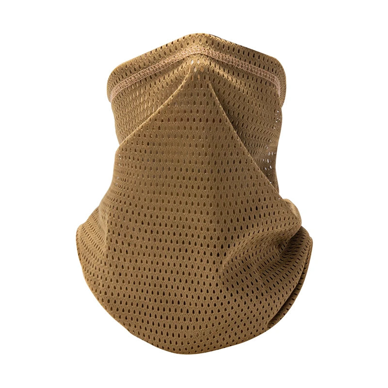 Neck Gaiter Mesh Face Bandana Breathable Scarf for Cycling Hiking Camping