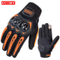 Suomy Summer Full Finger Motorcycle Gloves Breathable Touch Screen Wear-Resistant