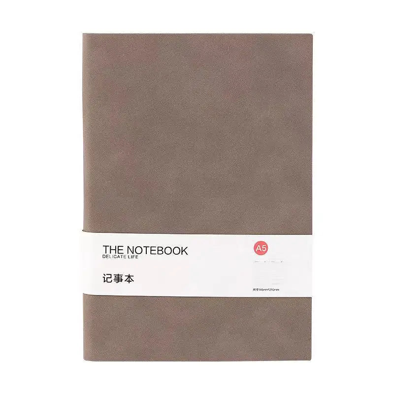 A5 A6 Leather Notebook Journal Notepad Diary Lined Pages School Office