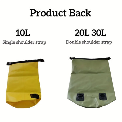 Waterproof Dry Bag Backpack 10L 20L Kayak Surf Swim Rafting Hiking