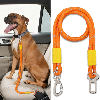 Pet Dog Car Seat Belt Adjustable Safety Harness Travel Restraint Lead