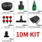 20M Garden Watering Hose Drip Irrigation System Automatic Adjustable Drippers