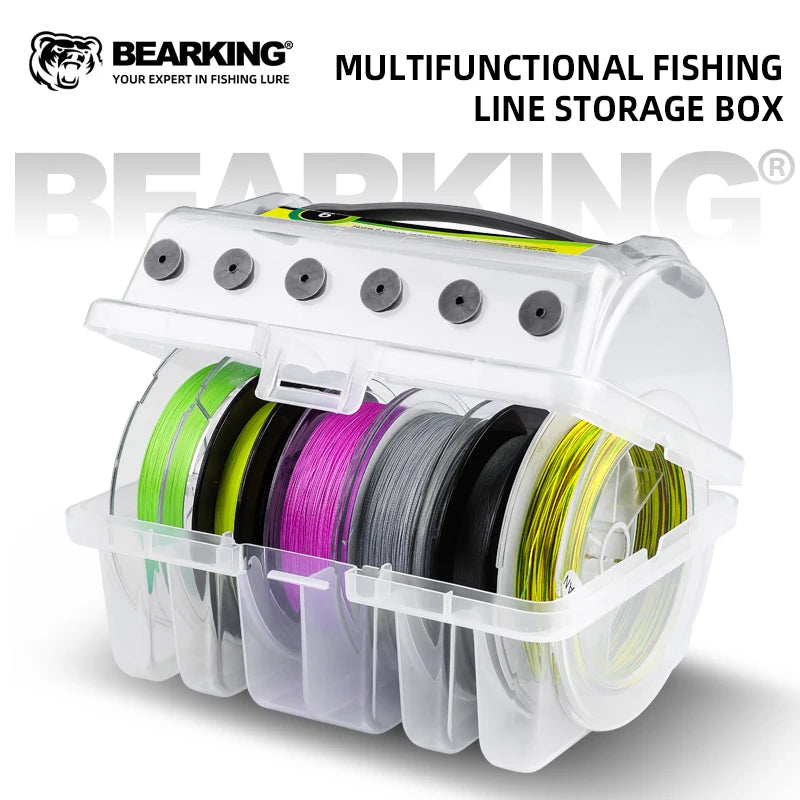 Fishing Tackle Box Double Sided Storage Case with 14 Compartments Organiser