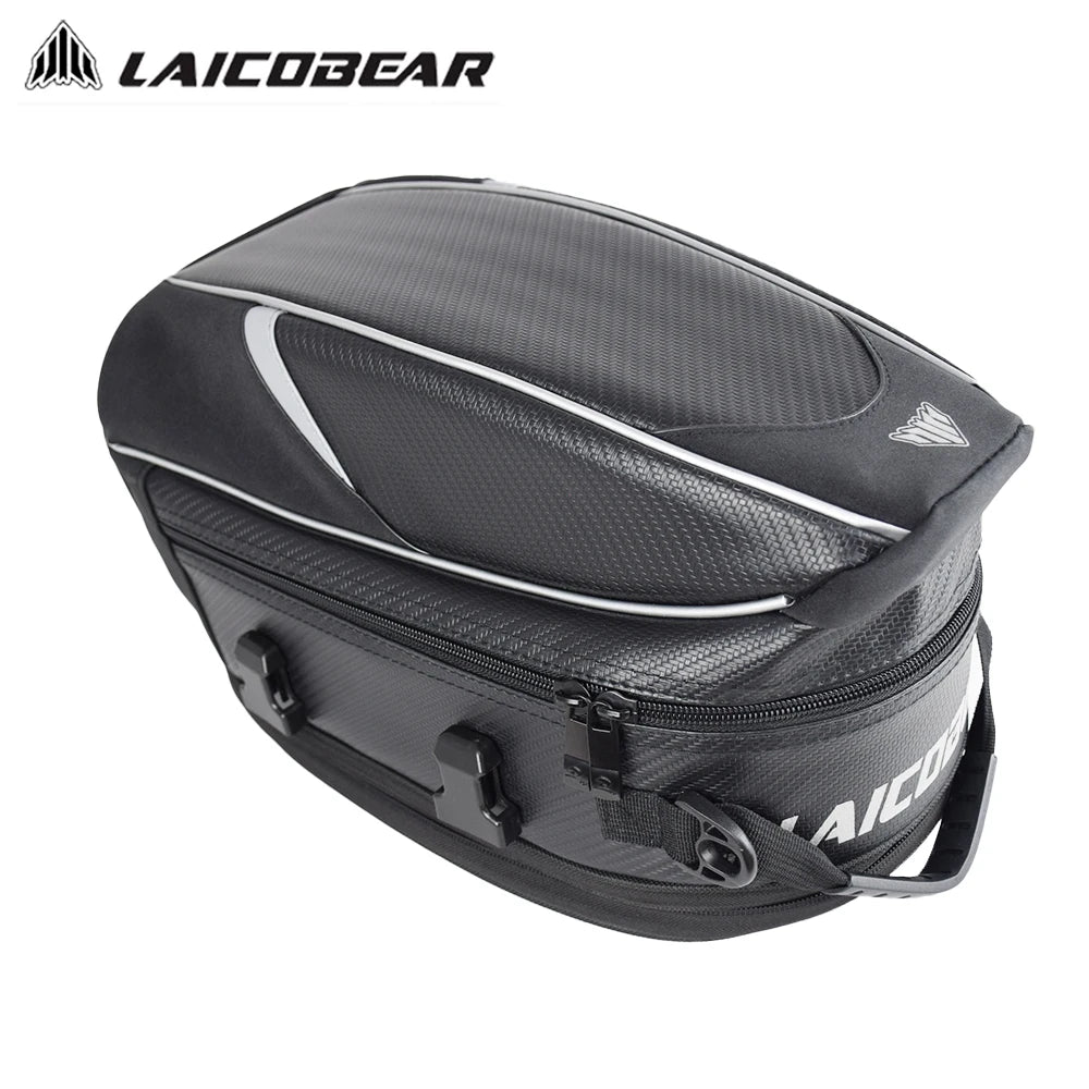 Motorcycle Back Seat Bag Waterproof Large Capacity Motorcycle Tail Bag Universal Motorbike Travel Luggage Saddle Bag-EXPROTAS