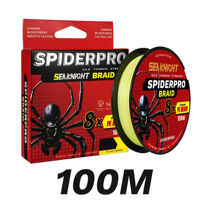 SeaKnight PE Line 100M Braided Fishing Line 15-100LB Saltwater Strong