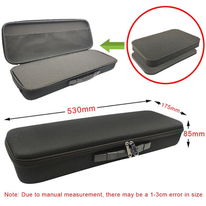 DIY Foam Hard Carry Case Storage Box Travel Zipper Bag Tool Accessories Camera
