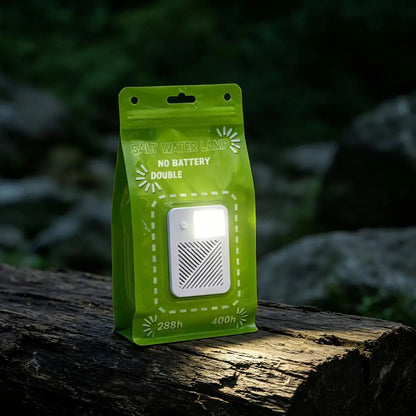 Portable Salt Water Emergency Lamp LED Light for Outdoor Camping Fishing