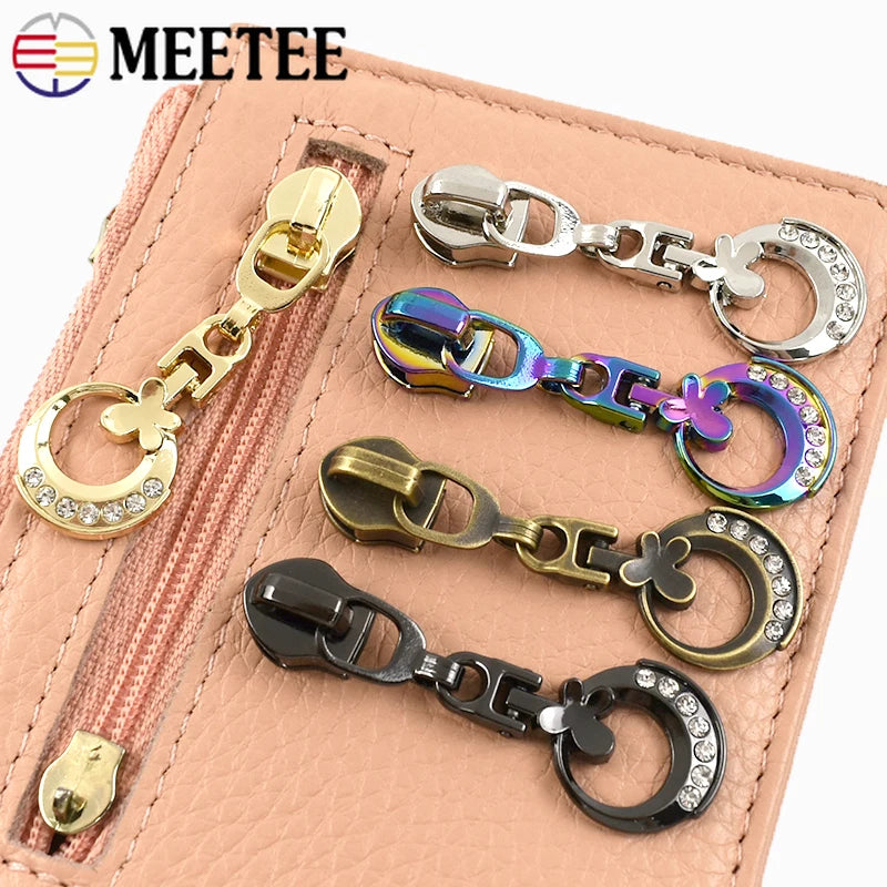 5/10/20Pcs 5# Nylon Zipper Slider Zippers Replacement Bag Pocket Zip Puller Head Zips Repair Kit Clothes DIY Sewing Accessories