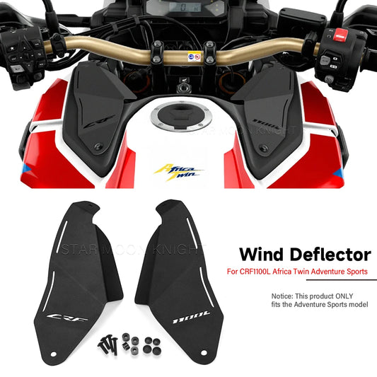 For Honda CRF1100L Africa Twin Wind Deflectors Front Fork Air Guards 2020-2025