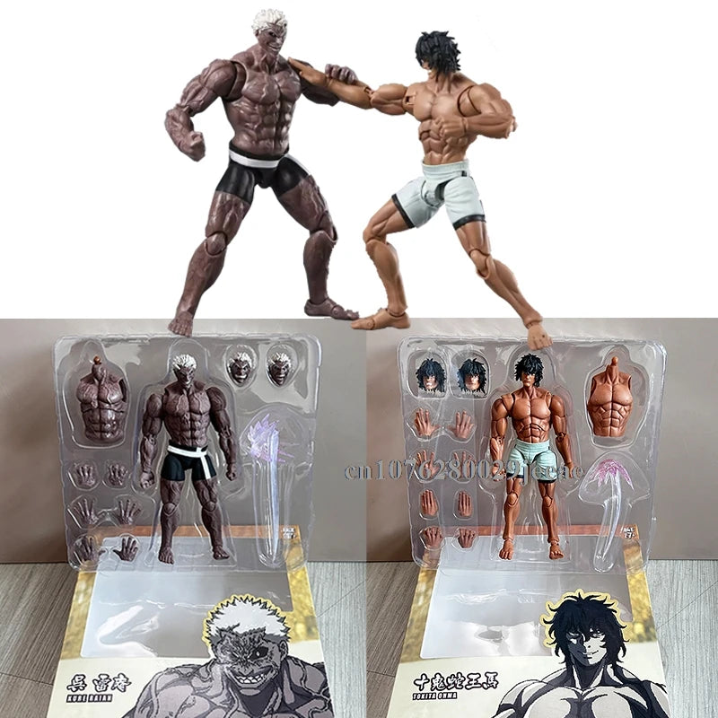 18cm Kengan Ashura Tokita Ohma Kure Raian PVC Movable Action Figure Toy