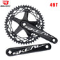 SKEACE 144BCD Track Crankset Square Taper 165mm Single Speed 49T Alloy