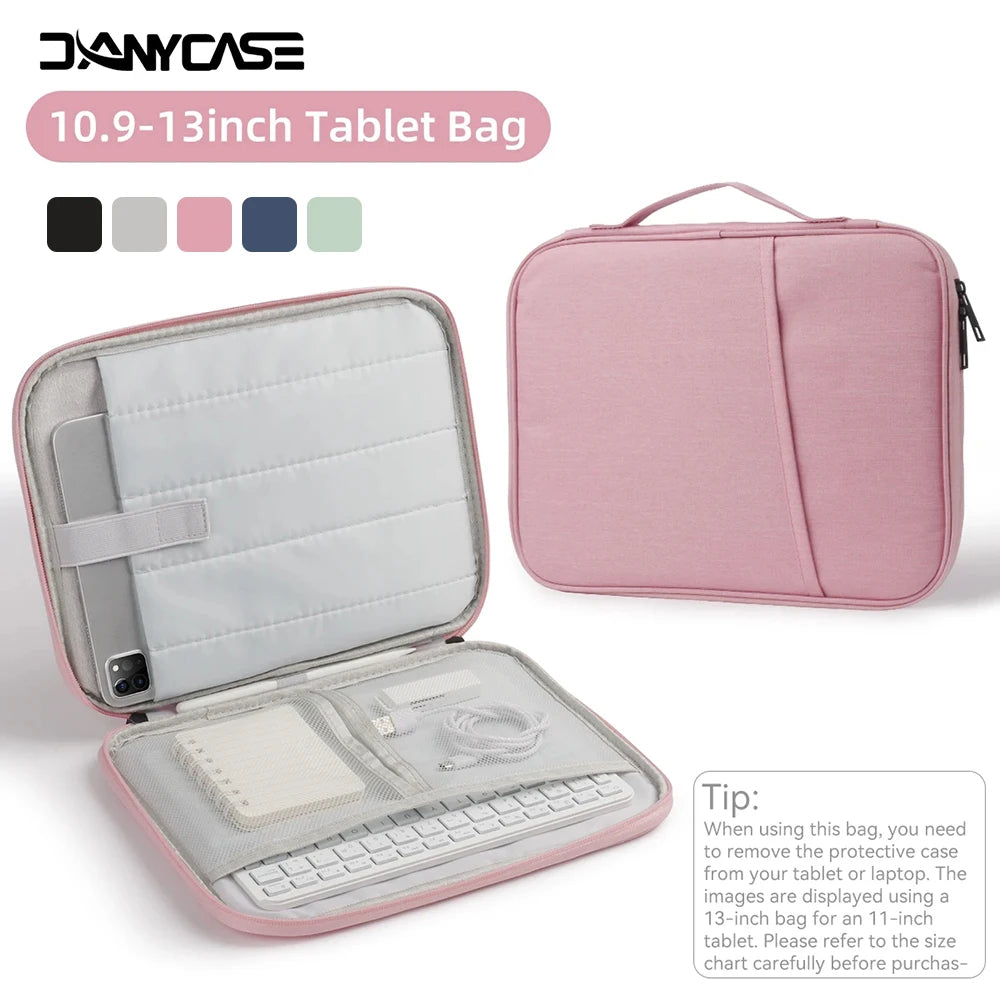 Laptop Bag Sleeve for 11-13 Inch Tablet Waterproof Padded Carry Case