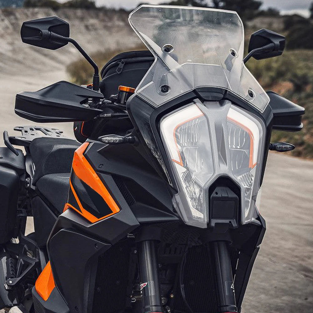 For KTM 1290 Super Adventure R S 2021 2022 2023 2024 Motorcycle Head Light Protection Acrylic Headlight Protector Guard Cover - EXPROTAS