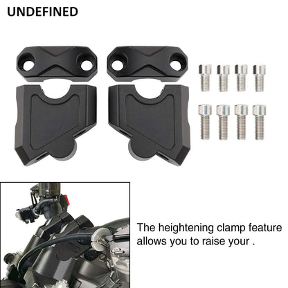22mm 25mm 28mm Motorcycle Handlebar Riser Clamp Mount For Suzuki Kawasaki Yamaha