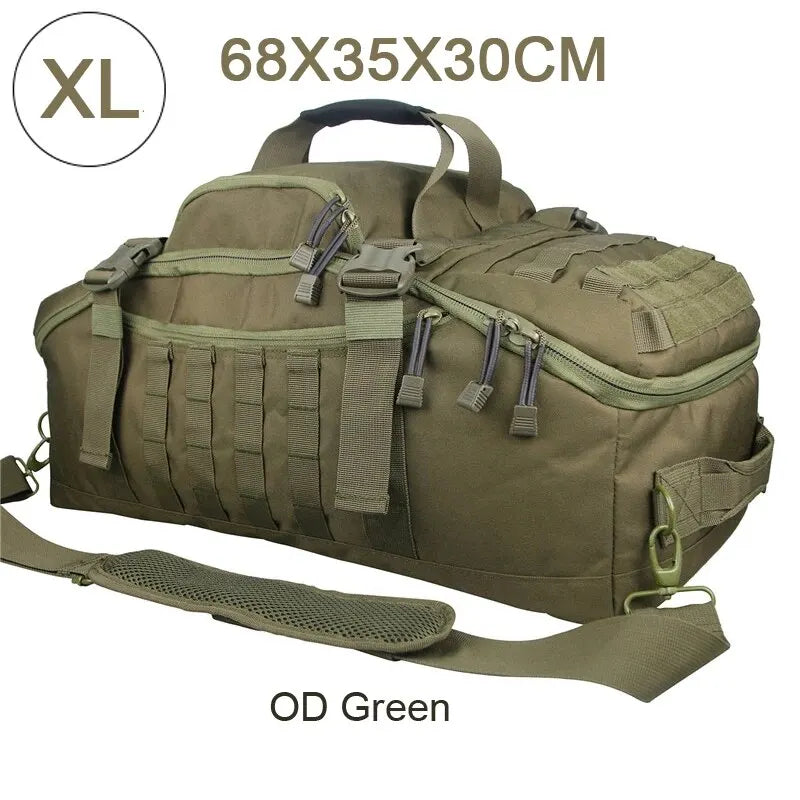 Gym Duffel Bag 80L Tactical Backpack Unisex Camping Hiking Rucksack