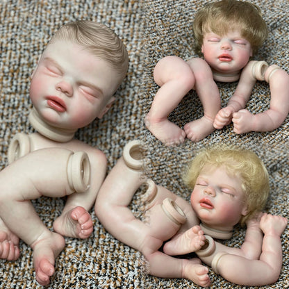 18-20 Inch Painted Reborn Baby Doll Kit Soft Touch Unassembled Lifelike Bebe