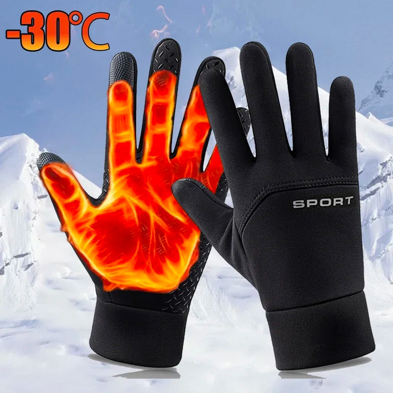 Winter Warm Gloves Windproof Thermal Touch Screen Waterproof Men Women