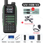 Baofeng UV16M Two Way Radio Walkie Talkie Long Range UHF VHF AM FM
