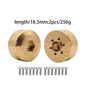 Brass Wheel Hex Hub Adapter for 1.9/2.2 Beadlock RC Crawler Axial SCX10 TRX4 TRX6 - EXPROTAS