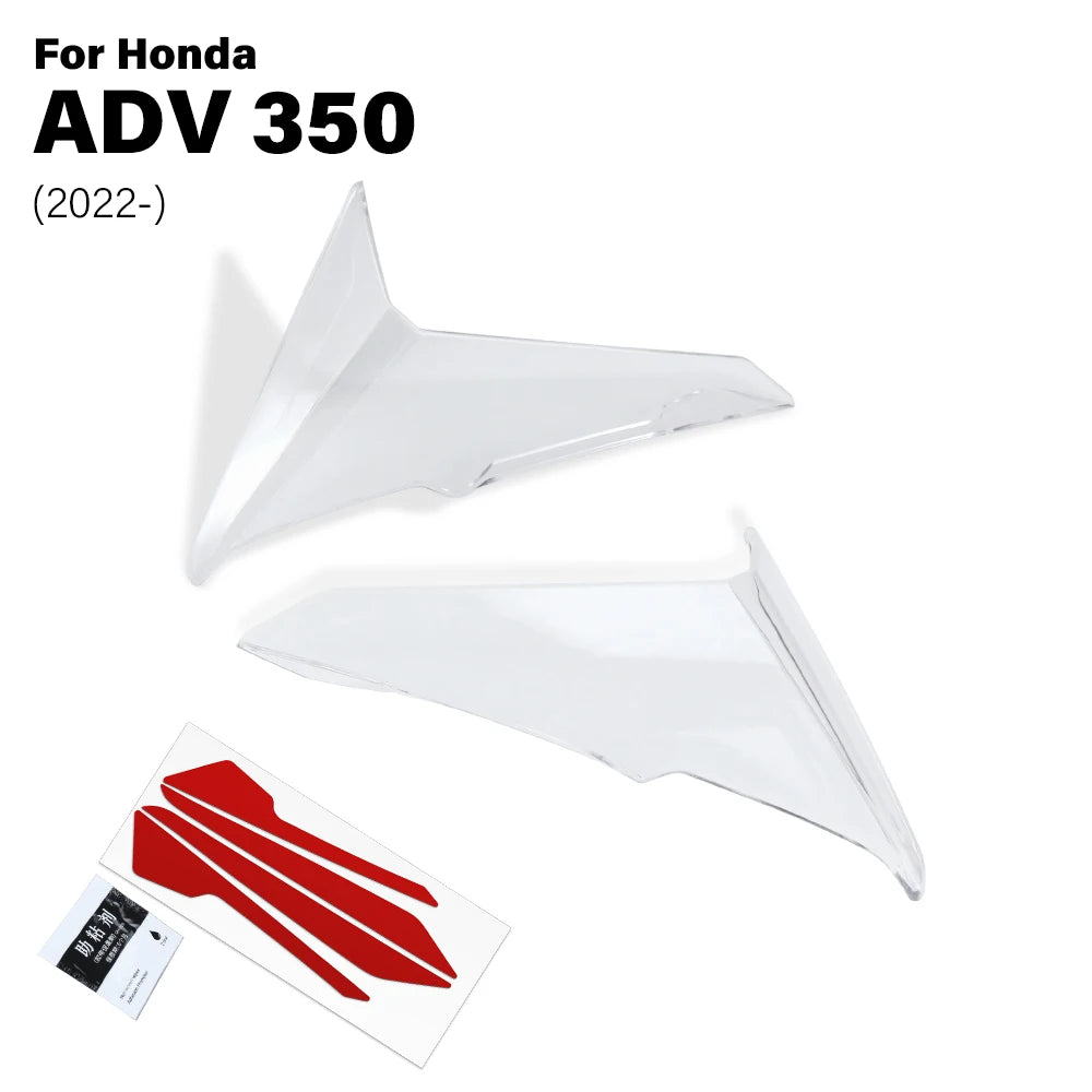 For Honda ADV350 Leg Fairing Wind Deflectors Side Windshield Guards 2022-2025